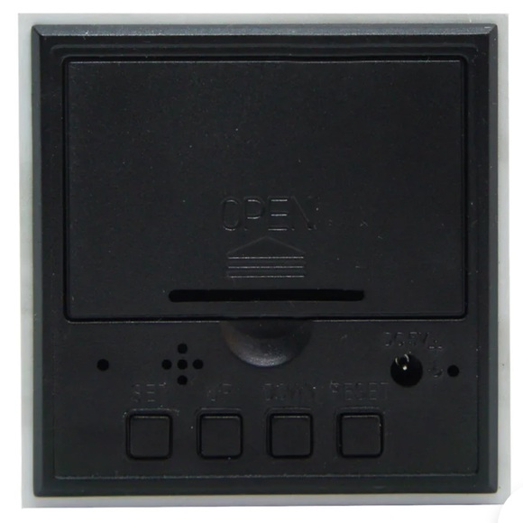 Block Clock Cube Alarm Clock Marble White Gray Cloudnola Bedroom College Dorm - Picture 6 of 14